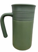 Vacuum Bottle 520ml | Flask Double Walled Push Button Stainless Steel Mug