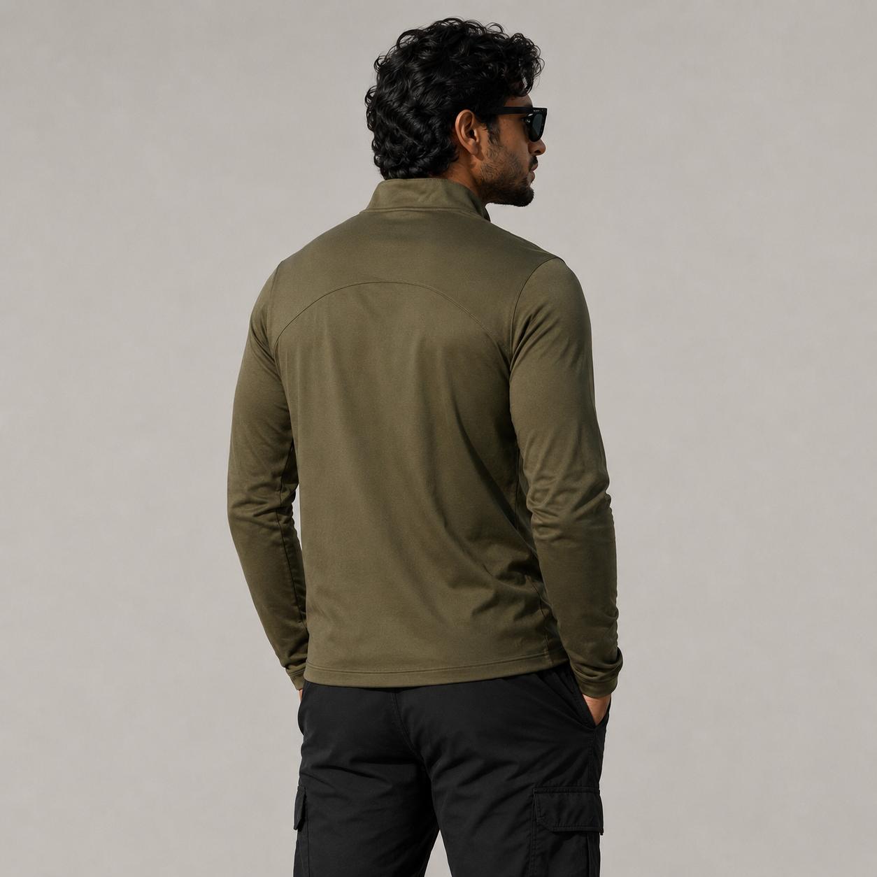 JAG Summit Seeker Series Full Sleeves Tshirt | UPF 50+ Protection | Hiking Tshirt | Trekking Tshirt | Deep Olive