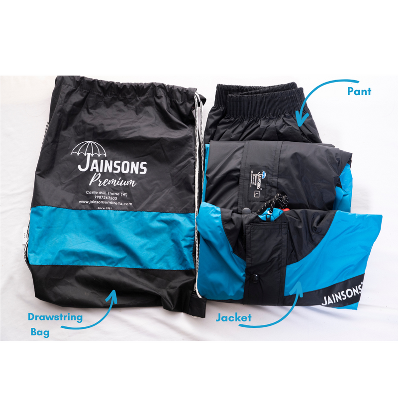 Jainsons Cruze Safari Rainsuit | 100% Nylon Fabric | Strong & Rugged