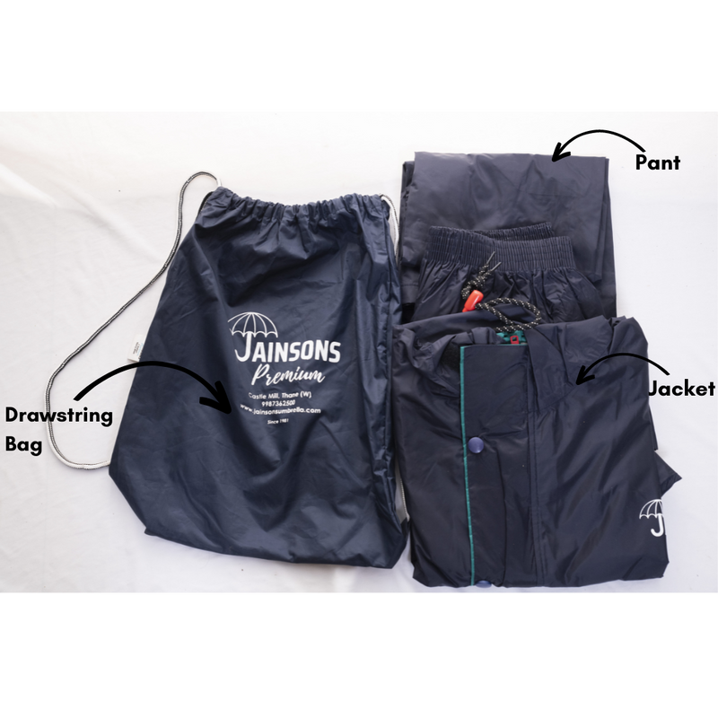 Jainsons Premium Safari Rainsuit | 100% Nylon Fabric | Strong & Rugged