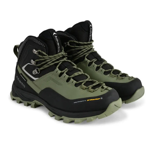 Adventra WH1104 Warm Waterproof Winter Hiking Boots | Mid Ankle Outdoor Trekking Shoes | Anti-Slip Grip | Black – WH1106