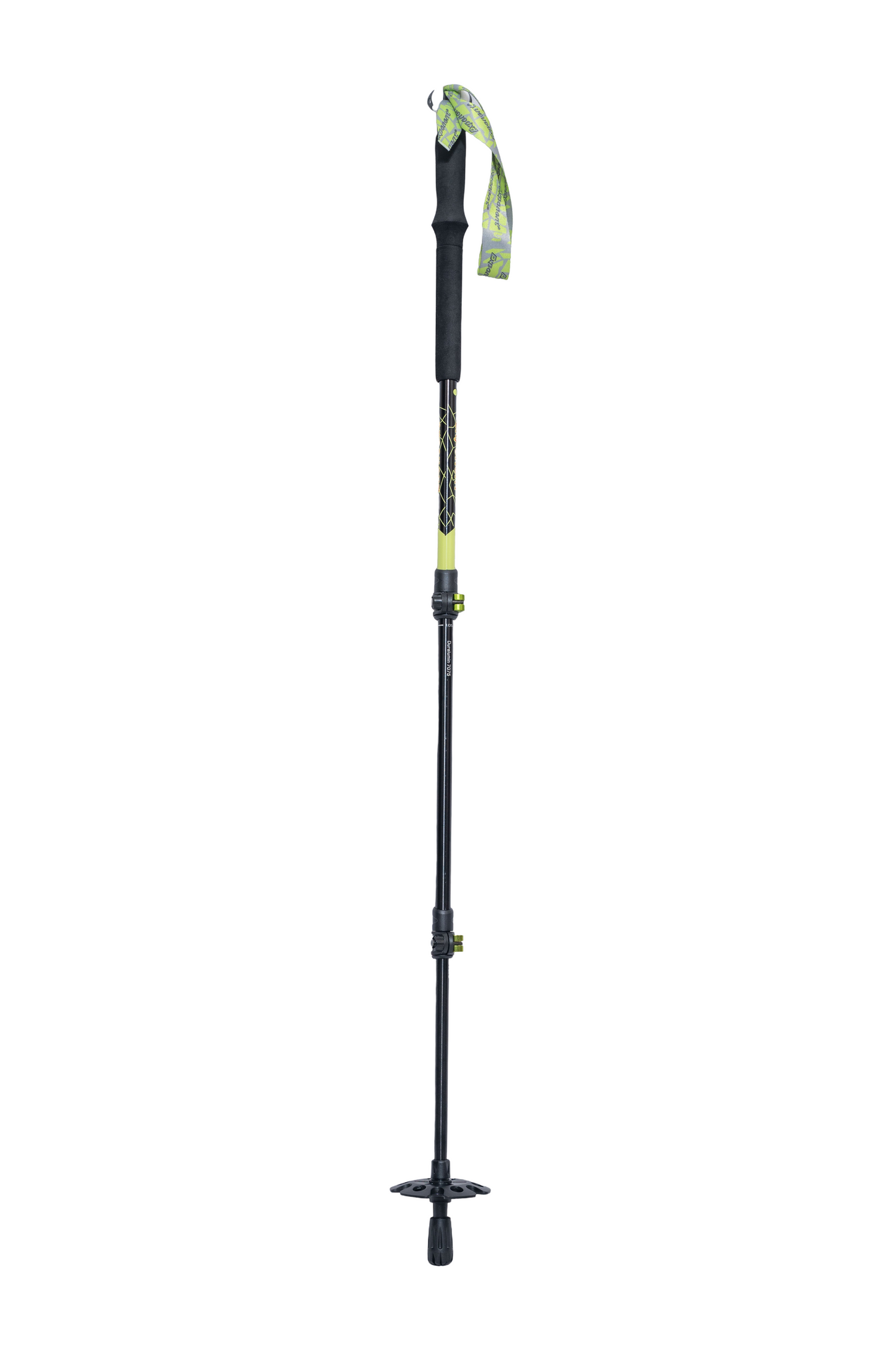 JAG Shock Absorbing Clamper Lock Pole | 2 Section Hiking Pole | FOLDING DOUBLE CLIP TELESCOPIC ALUMINUM TREKKING POLE