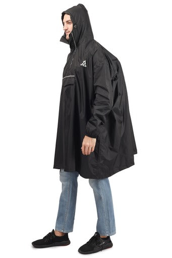 Pack and Go Foldable Poncho | Ultra Light Series | 3000MM Water Repellent | Self Foldable | Unisex