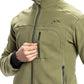 Tripole Anti-Pilling Fleece Winter Jacket and Windcheater | Pseude Green