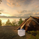 Collapsible Water Container with Spigot, Camping Water Storage Carrier Jug for Outdoors Hiking Backpack & Survival Kit, Foldable Portable Canteen | 20L Capacity