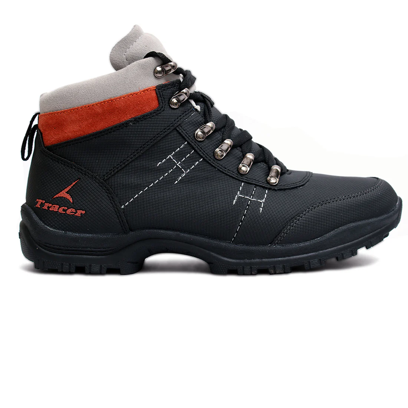 JAG F-65 Hiking & Trekking Shoes | Trekking Shoes | Shoes for Snow, Trekking, Hiking, Running and Walking | Colour: Black