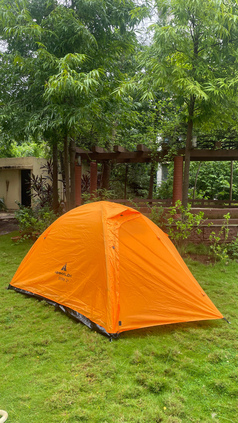 Himmaleh Storm 2+ Tent | 3000mm Waterproof | Double Fly Sheet | Fibreglass Pole