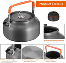Campsor Water Kettle | Water Pot | Teapot | Coffee Pot | Indoor Aluminium Alloy Tea Kettle | Outdoor Camping Hiking Picnic Pot
