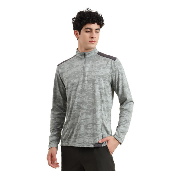 JAG Full Sleeve Hiking and Trekking T-Shirt & Jersey | Light Grey