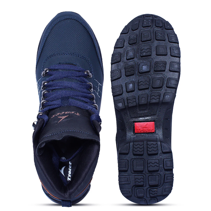 JAG F-65 Hiking & Trekking Shoes | Trekking Shoes | Shoes for Snow, Trekking, Hiking, Running and Walking | Colour: Navy Blue