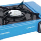 CAMPINGAZ Coleman Stainless-Steel Campingaz Camp Bistro Camping Stove, Flame Portable Gas Cartridge Cooker, 2200 W (Blue)