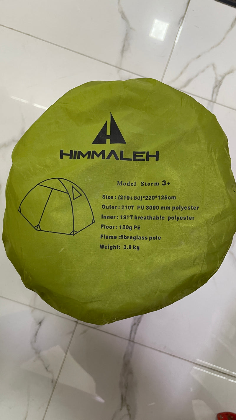 Himmaleh Storm 3+ Tent | 3000mm Waterproof | Double Fly Sheet | Fibreglass Pole