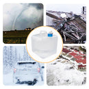 Collapsible Water Container with Spigot, Camping Water Storage Carrier Jug for Outdoors Hiking Backpack & Survival Kit, Foldable Portable Canteen | 20L Capacity