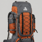 JAG Himalay 63L Metal Frame Rucksack with Rain Cover for Trekking & Travel | Front Opening | Laptop Sleeve | Men & Women | 3 Year Warranty | 63 Litre