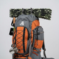 JAG Himalay 63L Metal Frame Rucksack with Rain Cover for Trekking & Travel | Front Opening | Laptop Sleeve | Men & Women | 3 Year Warranty | 63 Litre