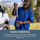 Lifestraw Peak Series Straw Water Filter - Mountain Blue