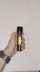 Porta Hand Torch | USB-Chargeable | 4-Modes | Inbuilt Powerbank