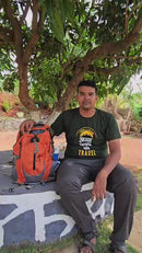 JAG Aranya 45L Alpine Backpack | Air Flow Back Support | Twin Aluminium Rods + Mesh | Granite Peak