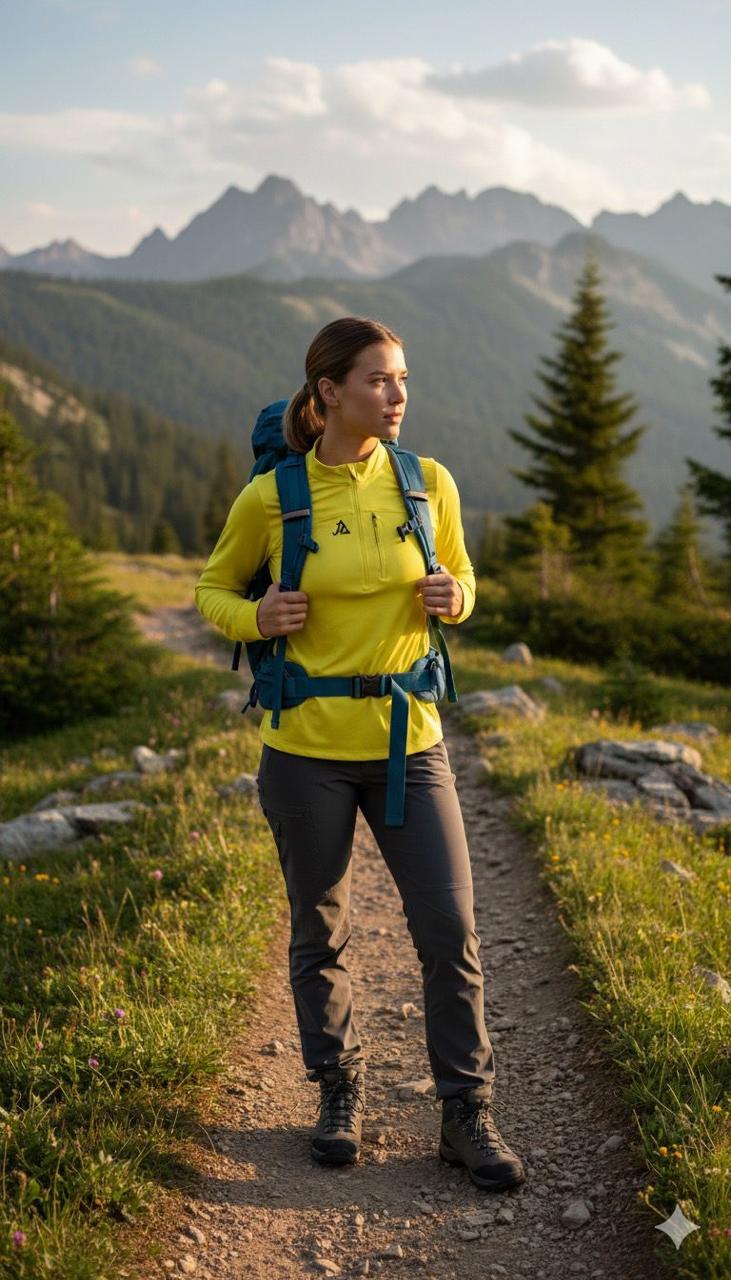 JAG Summit Seeker Series Full Sleeves Tshirt | UPF 50+ Protection | Hiking Tshirt | Trekking Tshirt | Yellow