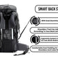 JAG|Tripole Terra Backpacking and Trekking Rucksack with Front Opening, Rain Cover and Metal Frame | 3 Year Warranty | 50 Litres