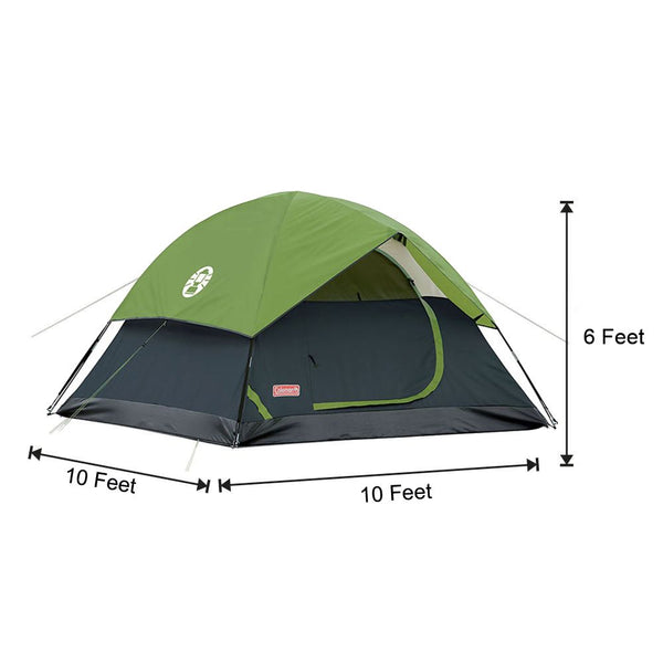 coleman trekking tent Coleman Sundome 6 Person Tent