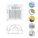 Coleman Sundome 6 Person Tent | Waterproof Tent