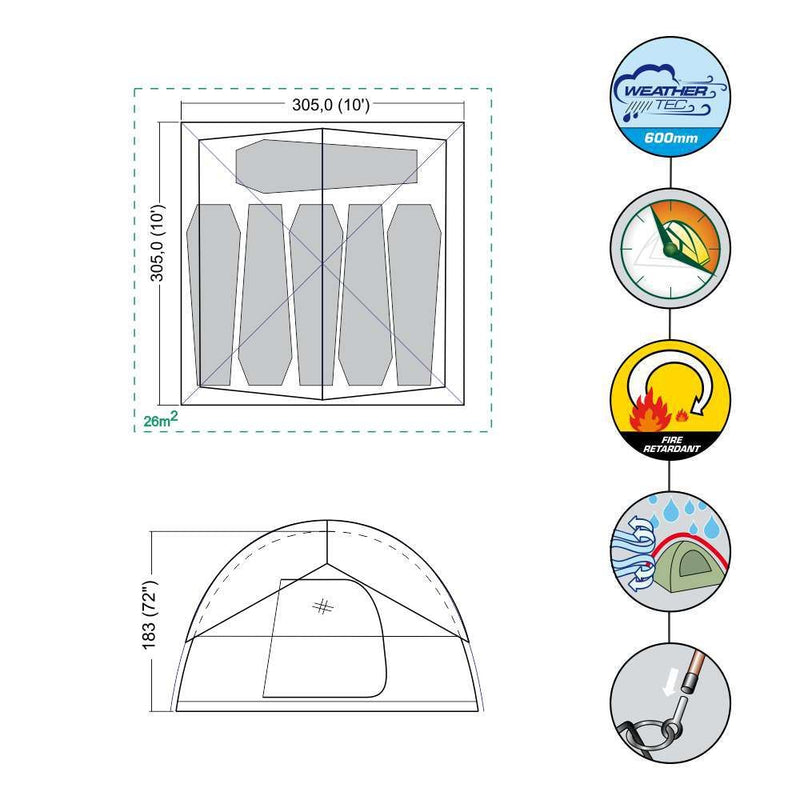 coleman sundome 6 tent Coleman Sundome 6 Person Tent