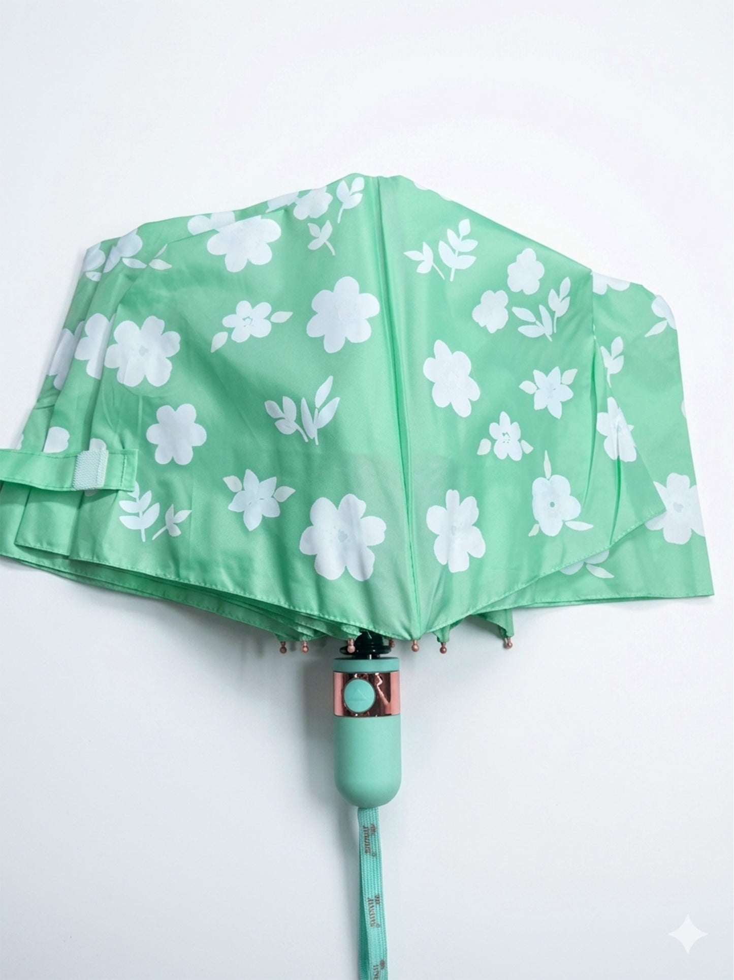 Jainsons Aurora X5 Umbrella | 3 Fold Umbrella | Magic Print | Sea Green
