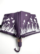 Jainsons Aurora X5 Umbrella | 2 Fold Umbrella | Magic Print | Purple