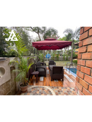 2.2m./10ft. Diagonal Luxury Square Side Pole Umbrella | Patio Umbrella