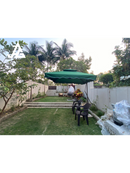 2.2m./10ft. Diagonal Luxury Square Side Pole Umbrella | Patio Umbrella