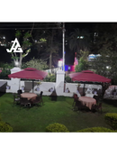 2.2m./10ft. Diagonal Luxury Square Side Pole Umbrella | Patio Umbrella