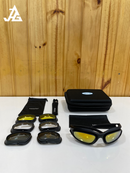 JAG UV Defender Sun-Glasses with Cushioning & Changeable Lenses | 4 Lenses