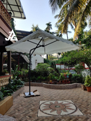 2.2m./10ft. Diagonal Luxury Square Side Pole Umbrella | Patio Umbrella