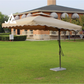 2.2m./10ft. Diagonal Luxury Square Side Pole Umbrella | Patio Umbrella
