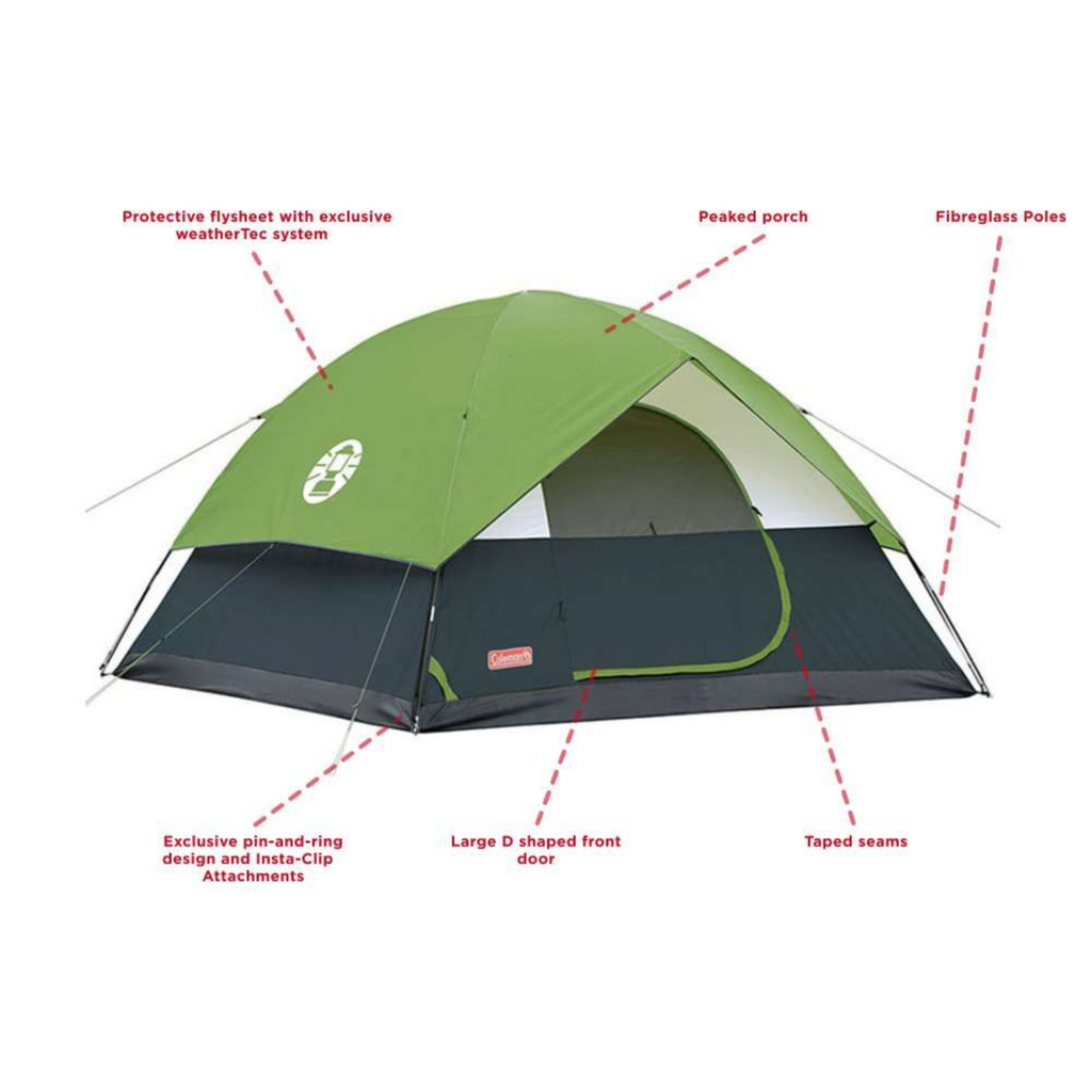 Coleman 4 top man tent