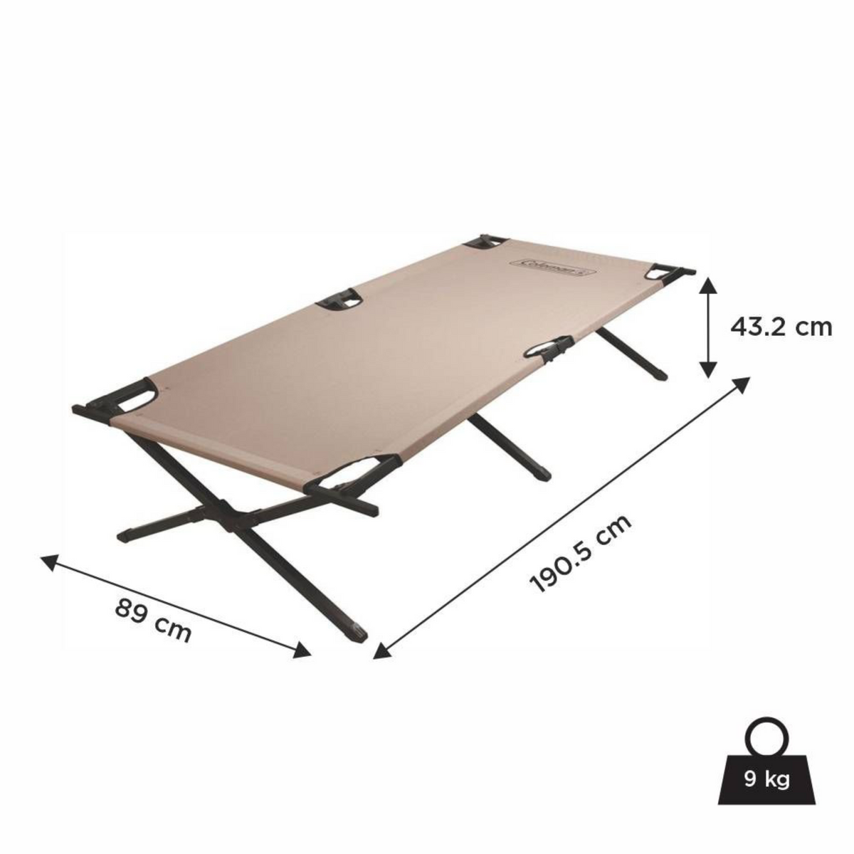 Coleman 765353 trailhead ii military style camping cot hotsell