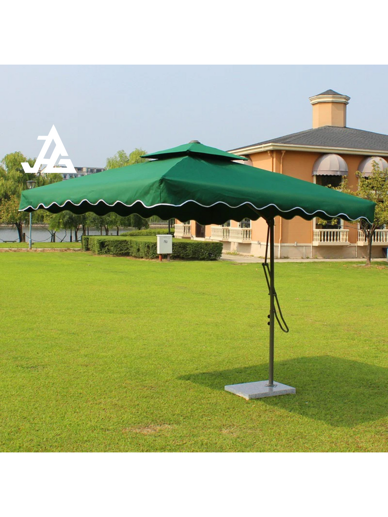 2.2m./10ft. Diagonal Luxury Square Side Pole Umbrella