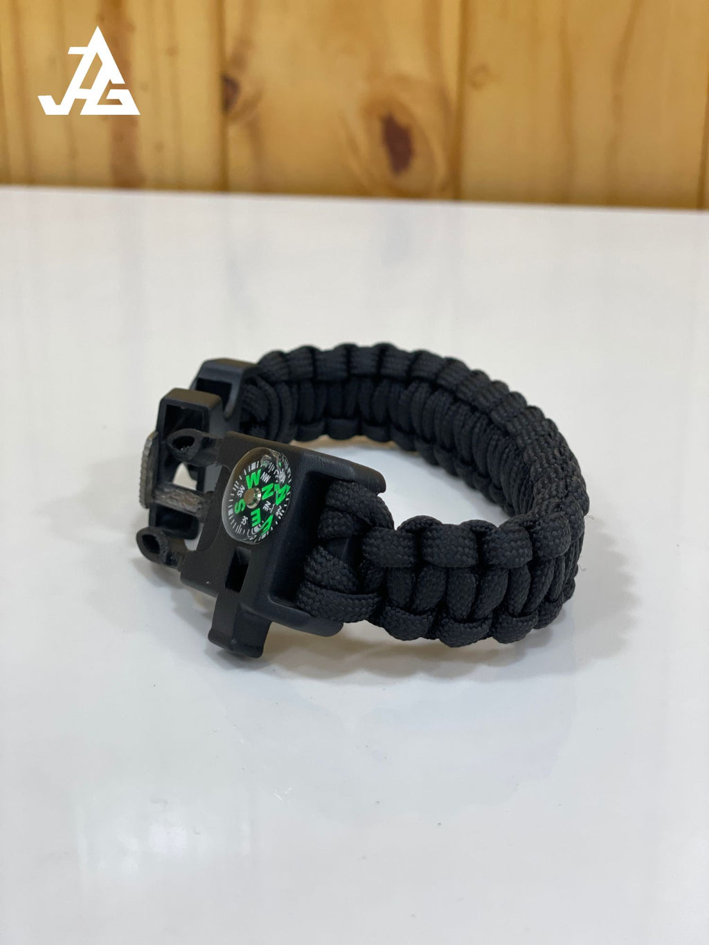 5-in-1 Multi Purpose Paracord Flint Compass Blade Whistle Pa