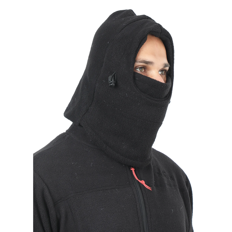 Nike hoodie that covers top mouth