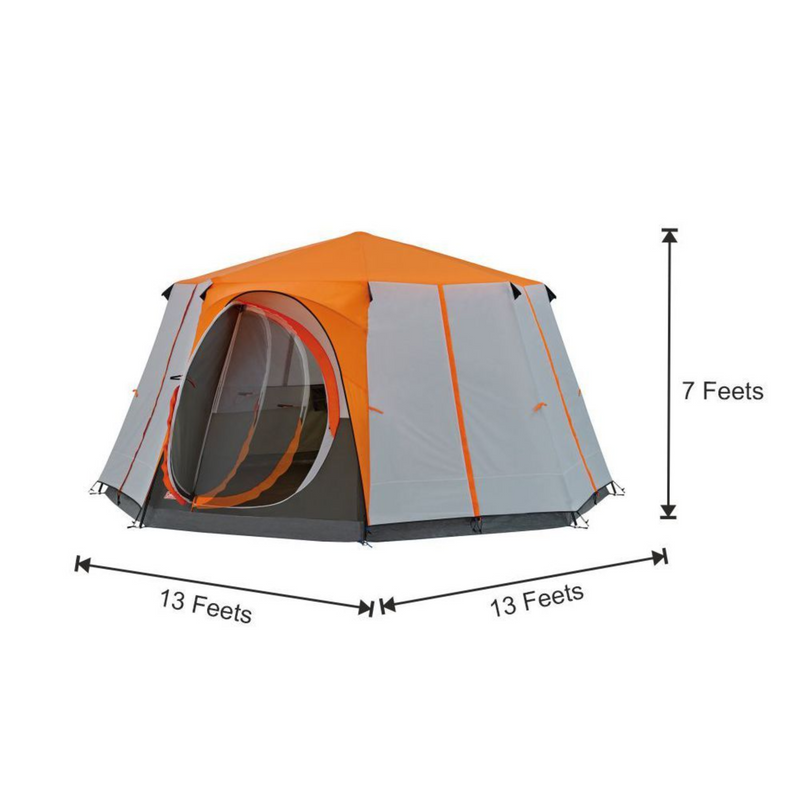 Coleman Cortes Octagon 8 Tent (Orange)