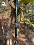 JAG 3 Section 7075 Grade Duralumin Shock Absorbing Hiking Pole | Spring Mechanism | Trekking Pole | Hiking Pole | Cork Handle