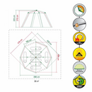 Coleman Cortes Octagon 8 Tent (Orange)