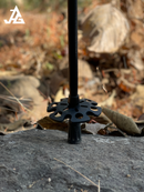 JAG 3 Section 7075 Grade Duralumin Shock Absorbing Hiking Pole | Spring Mechanism | Trekking Pole | Hiking Pole | Cork Handle