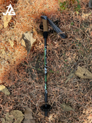 JAG 3 Section 7075 Grade Duralumin Shock Absorbing Hiking Pole | Spring Mechanism | Trekking Pole | Hiking Pole | Cork Handle