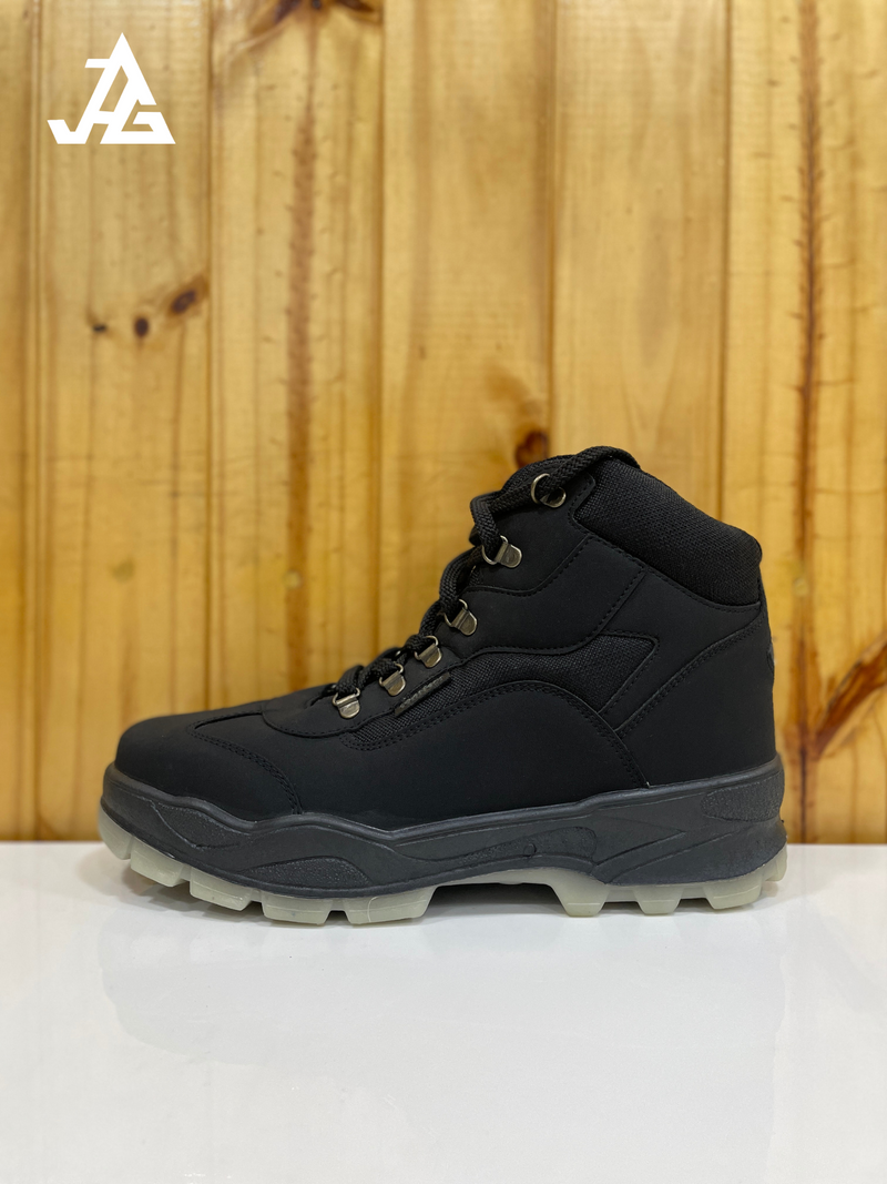 JAG Hercules Series High Ankle Hiking & Trekking Shoes | Unisex | Black