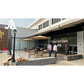 2.7m./9ft. Diameter Luxury Round Side Pole Umbrella