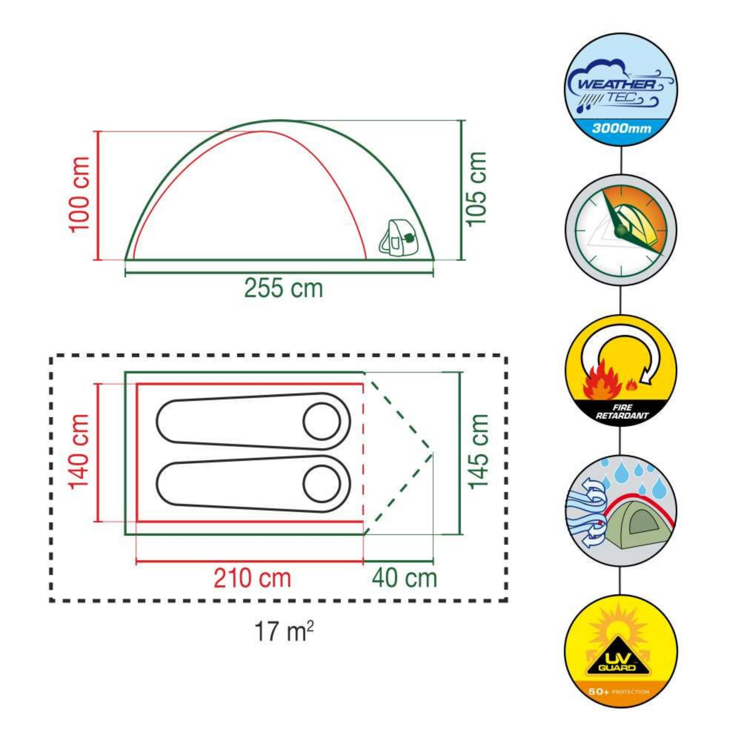 Coleman Darwin 2 Tent