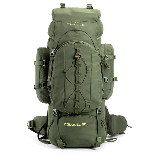 Tripole Colonel Series 80 Litre Rucksack + Detachable Day Pack & Rain Cover