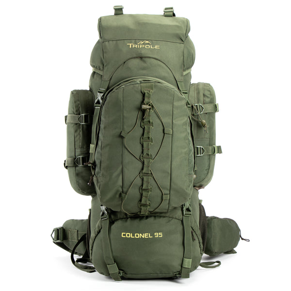 Tripole Colonel Series 95 Litre Rucksack Detachable Day Pack Rain